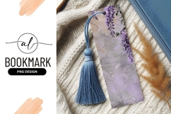 Purple Wisteria Flowers Hanging Against Textured Concrete Product Image 1