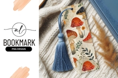 Watercolor Mushroom Illustration with Red Caps Product Image 1