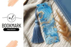 Blue and Gold Swirls Abstract Background Texture marble Product Image 1
