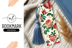 Watercolor Rose Illustration with Green Leaves and Cream Product Image 1