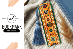 Abstract Geometric Patterned Bookmark with Circles Product Image 1
