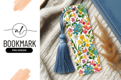 Watercolor Floral Pattern with Yellow Pink Blue Flowers Product Image 1