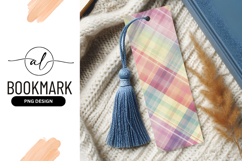 Pastel Plaid Pattern with Diagonal Lines Product Image 1