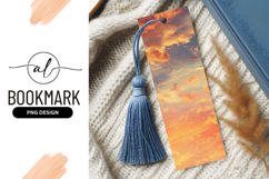 Orange and Yellow Sky with Fluffy Clouds and Soft Sunlight Product Image 1