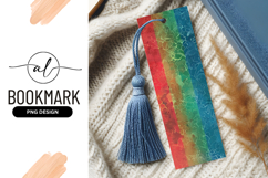 Colorful Vertical Stripes with Floral Outlines and Textured Product Image 1