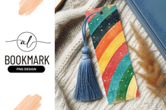 Colorful Abstract Rainbow Arcs with White Splatter Product Image 1