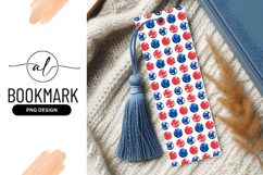 Red and Blue Polka Dot Pattern on White Background Product Image 1