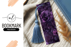 Purple Rose Floral Pattern with Leaves Product Image 1