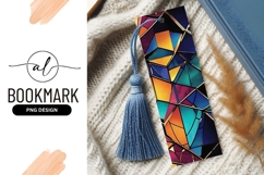 Stylish Geometric Bookmark Png Design Tassel Detail Product Image 1