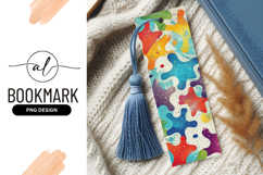 Abstract Colorful Shapes with White Dots on Textured Product Image 1