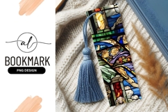 Stained Glass Bookmark Png With Tassel Design Product Image 1