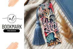 Colorful Coral Reef Pattern Illustration on Dark Blue Product Image 1