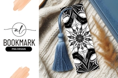Elegant Black And White Bookmark Png Design Product Image 1