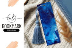 Deep Blue Space with White Stars and Swirling Nebula Texture Product Image 1