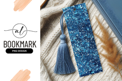 Blue Glitter Confetti Background with White Speckles Product Image 1