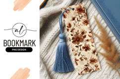 Floral Pattern in Brown and Beige with Leaves and Flowers Product Image 1