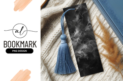 Abstract Black and White Smoke Swirls and Veins Texture Product Image 1