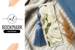 Creamy White Roses with Green Leaves on Textured Background Product Image 1
