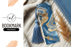 Abstract Blue and Gold Swirls Fluid Art Texture Background Product Image 1