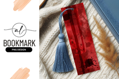 Red Blood Splatter and Drips on Textured Background Product Image 1