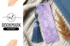 Lavender and White Abstract Texture with Splatter Product Image 1