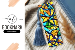 Artistic Bookmark Png Stained Glass Style Close Up Product Image 1