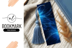 Blue Bookmark With Tassel On Wool Blanket Product Image 1