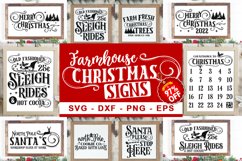 Farmhouse Christmas SVG Bundle - Vintages Christmas SVG Product Image 1