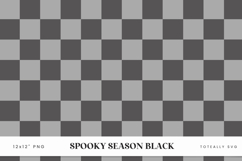 Spooky Season Checkered Digital Pattern Product Image 3