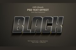 Movie style Black Color PSD Text Effect Product Image 1