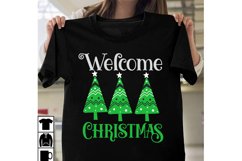 Welcome Christmas SVG Cut File , Welcome Christmas SVG Product Image 1