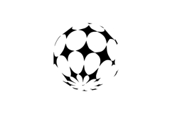 Black abstract star globe element design Product Image 1