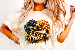 Cheer PNG, Cheerleader PNG, Cheer Coquette PNG, Cheer Bow Product Image 2