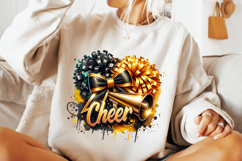Cheer PNG, Cheerleader PNG, Cheer Coquette PNG, Cheer Bow Product Image 3