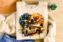 Cheer PNG, Cheerleader PNG, Cheer Coquette PNG, Cheer Bow Product Image 1