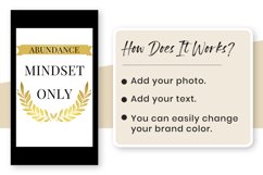 Black &amp; Gold Instagram Canva Story Template Product Image 6