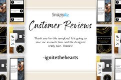 Black &amp; Gold Instagram Canva Story Template Product Image 9