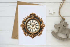 Black and Gold New Year Clipart Product Image 3