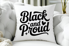 Black And Proud SVG, Black Friday SVG, Black Friday Shirt Product Image 5