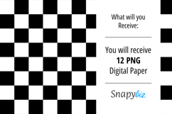 Black and White Digital Paper Background Product Image 2