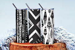 Black and White Doodle Art for Digital Paper Product Image 4