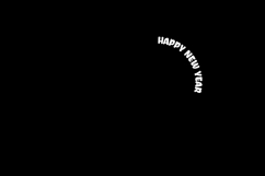 Black and white lunar new year 2026 horse chinese zodiac sig Product Image 2