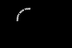 Black and white lunar new year 2026 horse chinese zodiac sig Product Image 2
