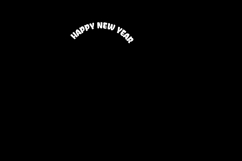 Black and white lunar new year 2026 horse chinese zodiac sig Product Image 2