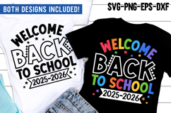Welcome Back to School SVG, First Day Teacher 2026 Gift Product Image 1