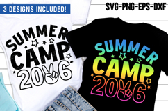 Summer Camp 2026 SVG | Summer Quote PNG | Camping Shirt Product Image 1