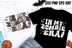 Halloween Quote SVG PNG | In My Zombie Era | Retro Shirt Product Image 2