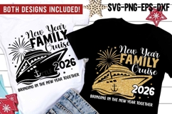 Family Cruise New Year 2025 SVG | New Year 2025 Quote PNG Product Image 1
