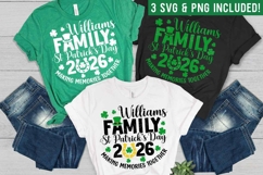 2026 Family St Patricks Day SVG PNG | Funny St Patricks Product Image 1