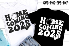 Hoco 2025 SVG, Football Quote TShirt, Retro Homecoming Shirt Product Image 1